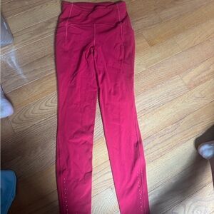 lululemon athletica Red Leggings